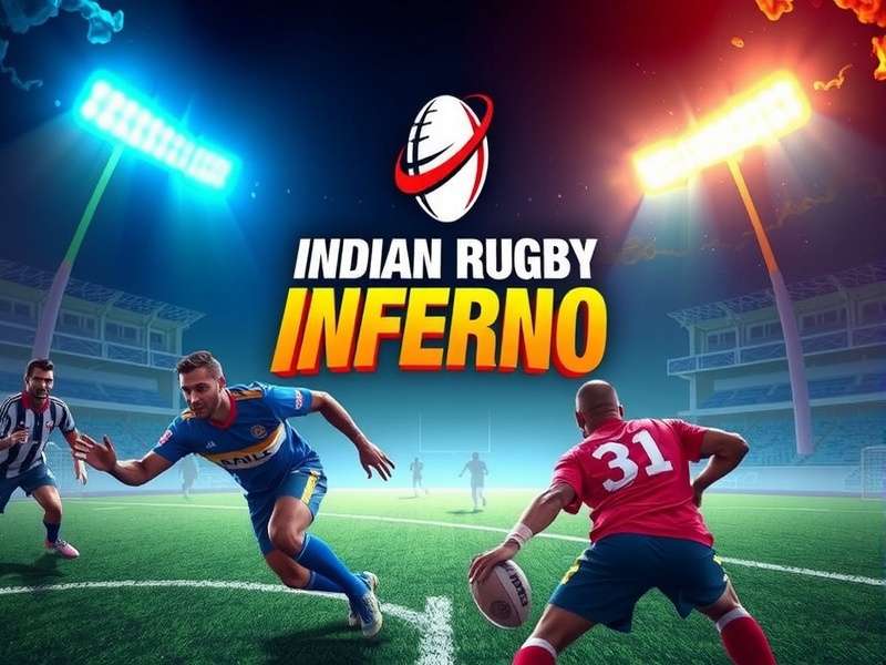 Indian Rugby Inferno Game Cover
